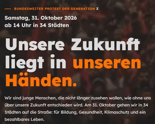 Demo: Gen-Z regelt 