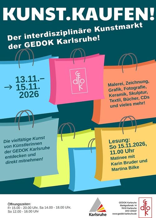 GEDOK: „Kunst.Kaufen!“ – Interdisziplinärer Kunstmarkt