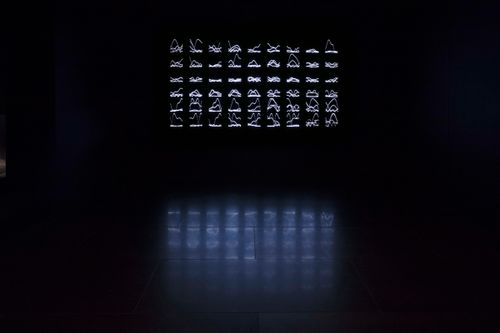 Catherine Christer Hennix, Fragments from LINCOS (for intergalactic Communications), 1969/2018. Thresholds of Perception, Catherine Christer Hennix in Empty Gallery, 30. Juni – 8. September, 2018. 
Courtesy die Künstlerin und Empty Gallery. Foto: Michael Yu.
