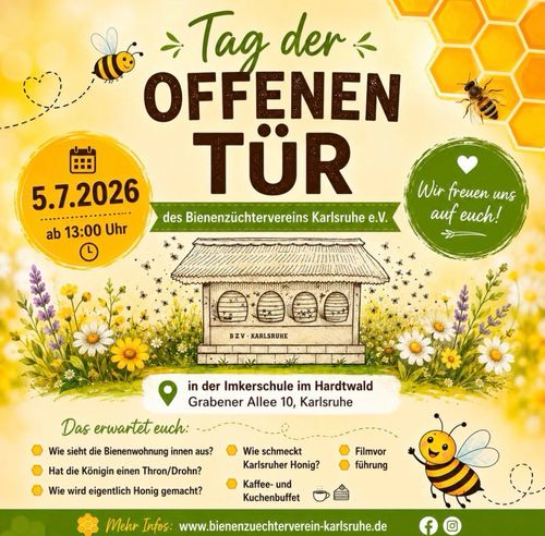 Tag der OFFENEN TÜR des Bienenzüchtervereins Karlsruhe e.V.